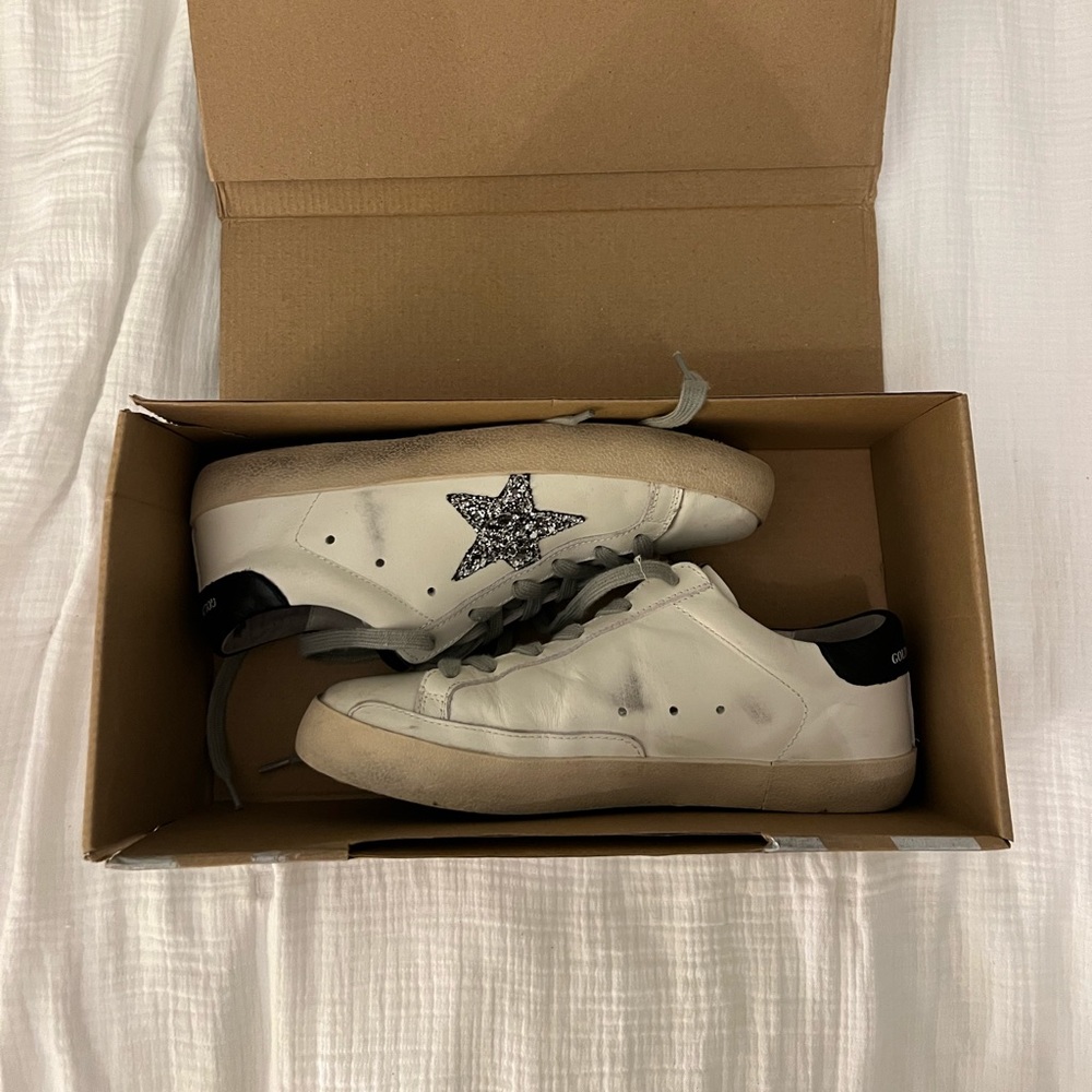 Golden Goose inspired sneakers size 7.5